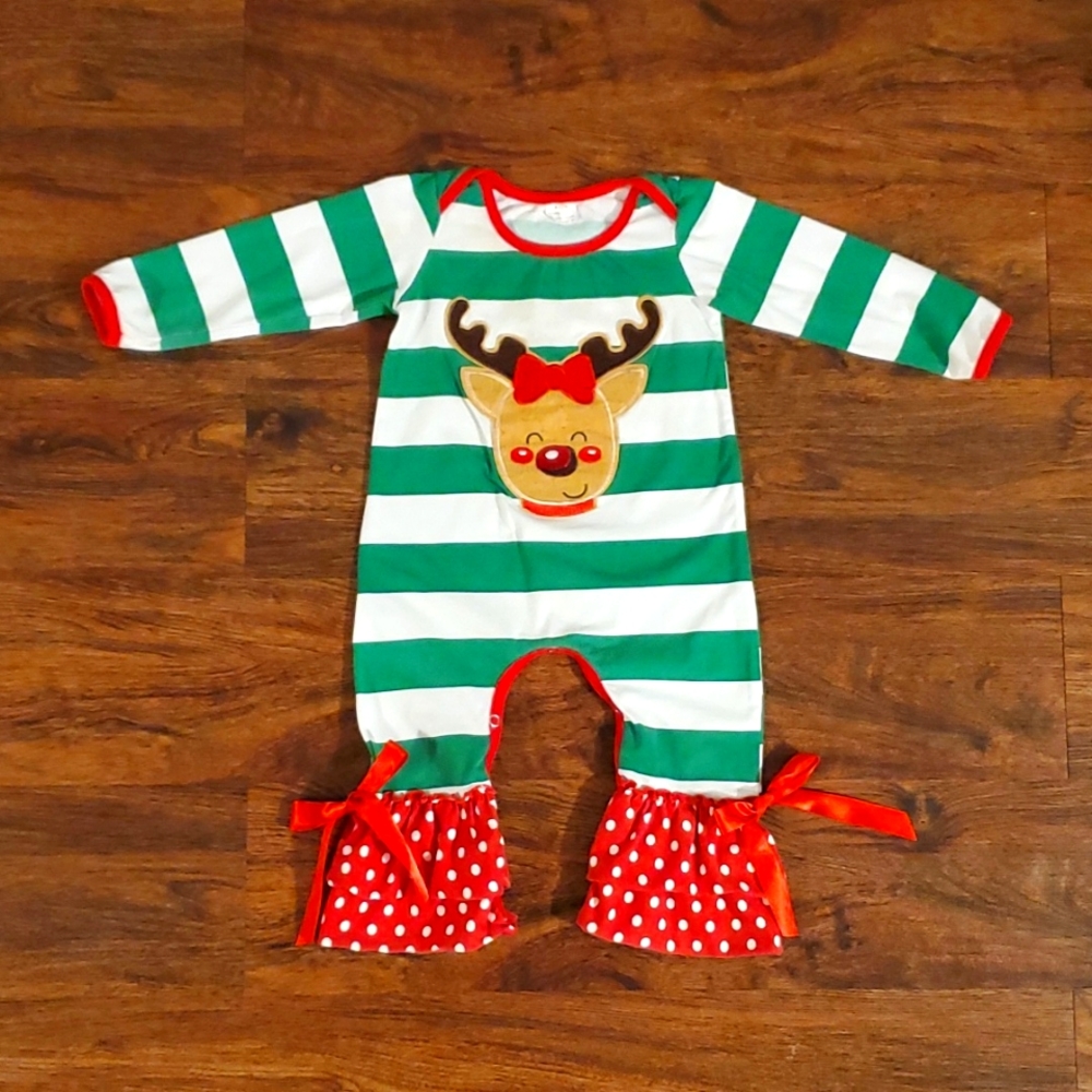 Reindeer Romper 9-12M